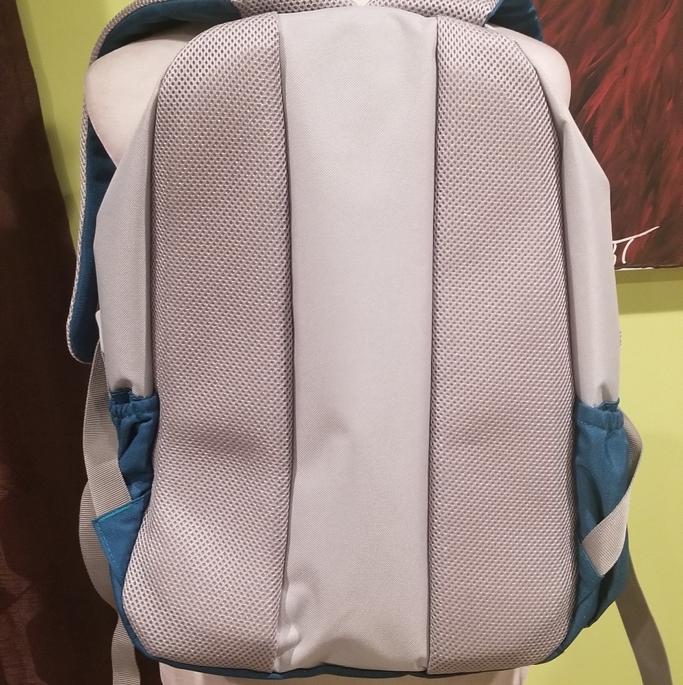 NWOT Custom Made Teal And Light Gray Backpack By Tribe - Picture 5 of 7